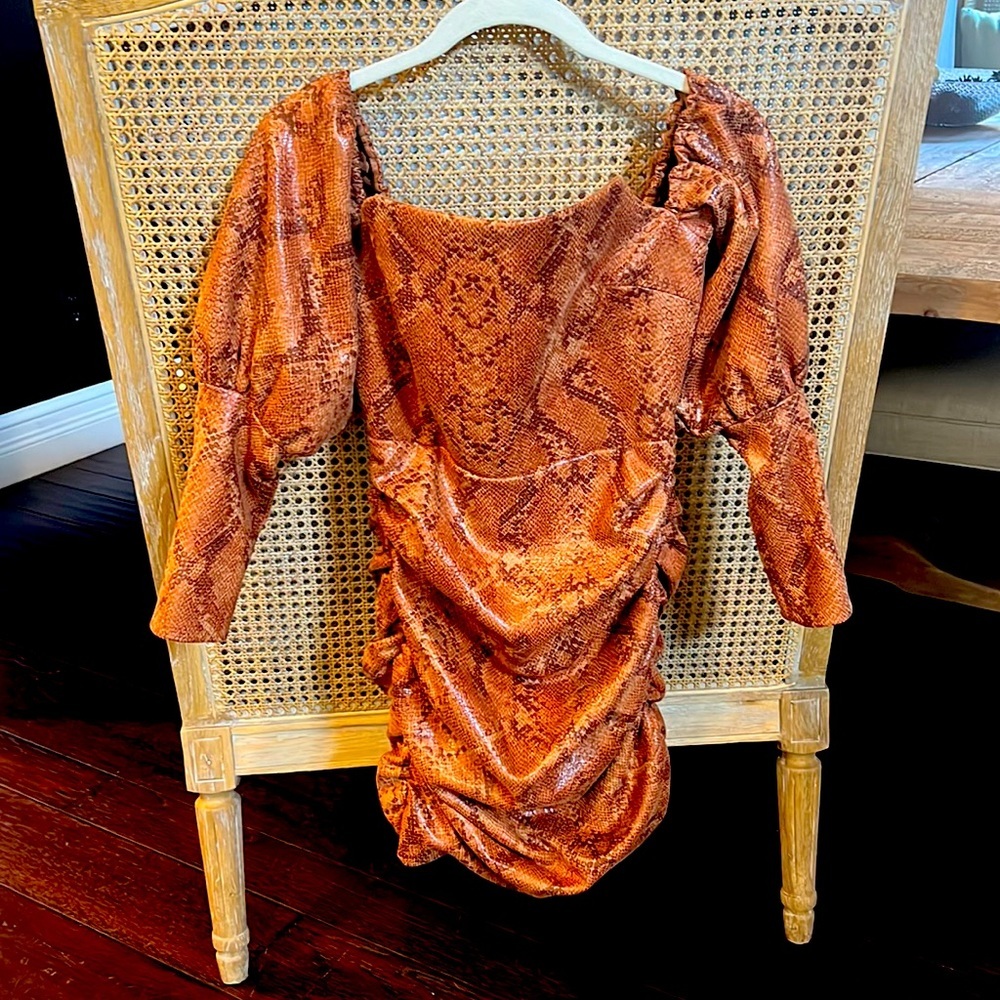 Michael Costello X revolve dress